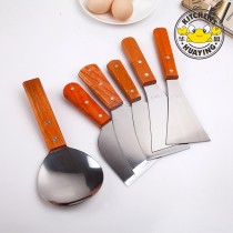 Kitchenware Set Spatula Spoon With Wooden Handle