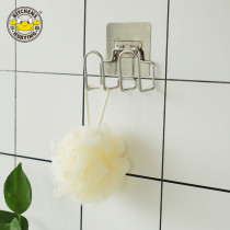 Punch-free stainless steel sponge drain rack kitchen cleaning storage rack