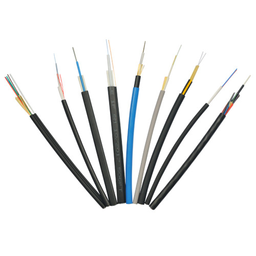 GJYXFH Bow-type Drop Cable for Duct FRP Strength Member Douth Sheath 1-12 cores