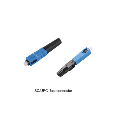 FTTH Field Assembly Quick Fiber Optic Fast Connector SC / UPC
