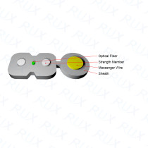 Grey LSZH Low Friction Singlemode G657A Fiber Optic Cable
