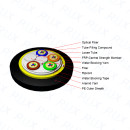 Single Mode ADSS Cable Single Jacket Fiber Optic Cable for Ariel Installation 4-144 Cores