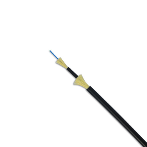FTTH Indoor/outdoor Fiber Optic Cable Simplex double Jacket 1 core