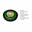 Direct Buried Anti-rodent Armored Single Mode Outdoor Fiber Optic Cable GYTS53