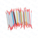 Marcador plástico durable del cable del PVC del plástico en multicolor