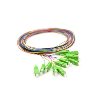 12 core Fiber Optic 0.9mm SC SM Singlemode Fiber Optic Pigtail