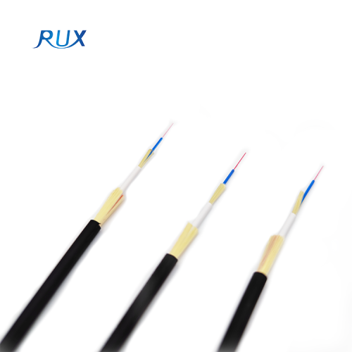 Double Jacket FTTH Tight Buffer Aramid Yarn Round Drop Cable Fiber Optical Cable