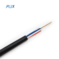 Non-Metallic Outdoor ASU Span 80M 1-12 Core Single Mode Fiber Optic Cable With Frp Strength Member