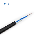 Outdoor Aerial Fibre Optical Cable Flat Ftth Drop Cable 1-24 Cores GYFXTBY Fiber Optic Cable