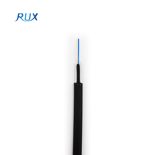Fiber Optic Cable Outdoor Aerial Single Mode 1 Core Aramid Yarn GYFXTBY Ftth Flat Drop Cable