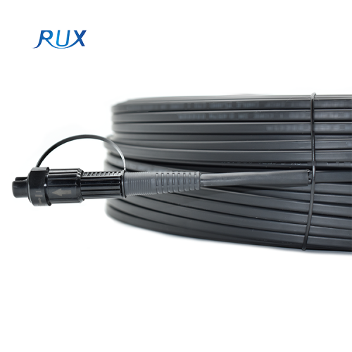 Outdoor Waterproof FTTH Flat Drop Cable With Mini Sc Apc OptiTap Optic Connector Fiber Optic Patch Cord For Huawei