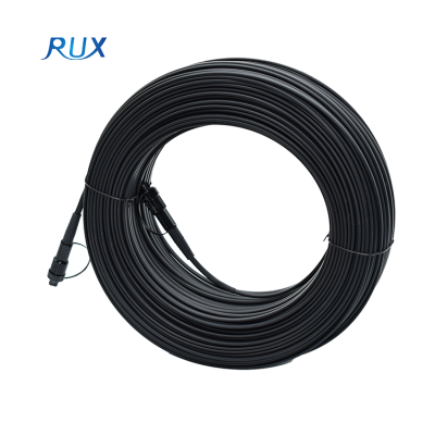 Outdoor Waterproof FTTH Flat Drop Cable With Mini Sc Apc Connector Fiber Optic Patch Cord For Huawei