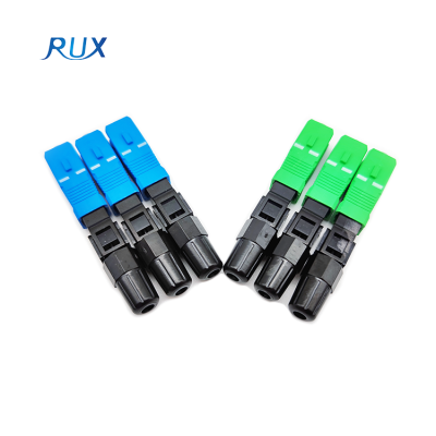 Sc Apc Sc Upc Fiber Optic Fast Connector Ftth Fast Connector Assembly Connector