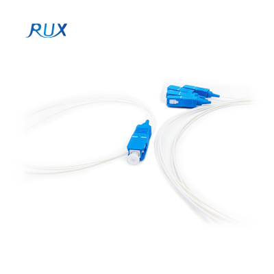 Sc Upc 1x2 1x4 1x8 1x16 1x32 0.9mm Mini Steel Tube Plc Splitter Fiber Optical Splitter