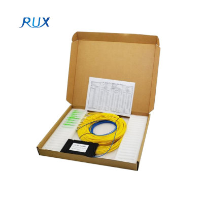 Single Mode 1x2 1x4 1x8 1x16 1x32 1x64 PLC Box Splitter With Sc Apc Connector