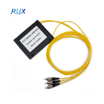 1x2 1x4 1x8 1x16 1x32 1x64 Fc Upc Abs Plastic Box Type Ftth Optical Fiber PLC Splitter