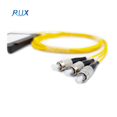 1x2 1x4 1x8 1x16 1x32 1x64 Fc Upc Abs Plastic Box Type Ftth Optical Fiber PLC Splitter