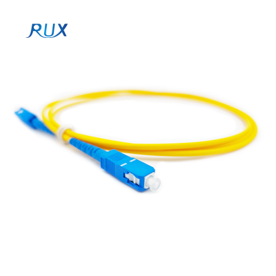 Telecommunication SMF SX SC/UPC-SC/UPC 3.0mm G652D LSZH Fiber Optic Patch Cord
