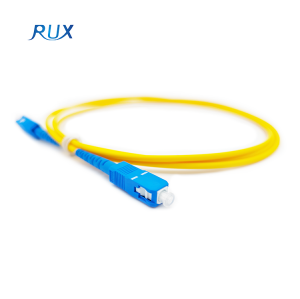 Cordón de remiendo de la fibra óptica de las telecomunicaciones SMF SX SC/UPC-SC/UPC 3.0m m G652D LSZH