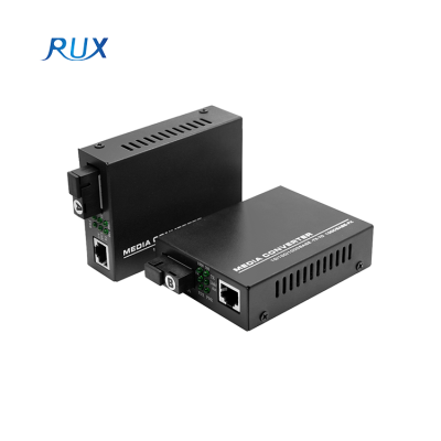 10/100/1000M 1310/1550nm RJ45 Gigabit Ethernet Fiber Optic Media Converter