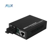 Gigabit 10/100M Ethernet Duplex SC/UPC Fiber Port Optical Fiber Media Converter