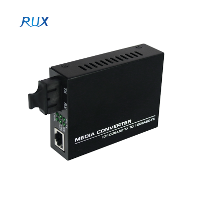 Gigabit 10/100M Ethernet Duplex SC/UPC Fiber Port Optical Fiber Media Converter