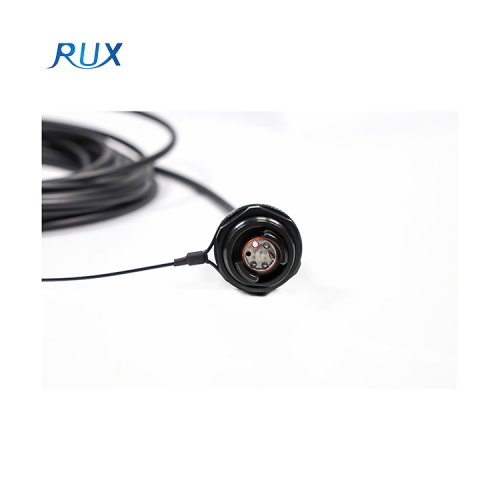 HXB13 2 4 Channel Waterproof Fiber Cable Hermaphroditic Interconnection Expanded Beam Connector Field Tactical Cable Reels