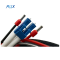 Outdoor Hybrid DC Fiber Patch Cable 16awg Wire Armored Outdoor Duplex LC/UPC Fiber 18