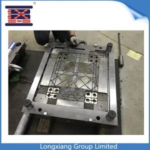 Longxiang PP spritzgegossenen 4-Wege-Einstieg reversible Kunststoff-Paletten-Form