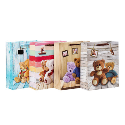 Игрушечный медвежонок с подарками для детей с 4-мя вариантами в упаковке Tongle