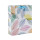 Bolsos de regalo de papel de hojas coloridas con 4 diseños surtidos en embalaje de Tongle