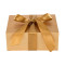 Golden flat packed custom gift boxes in Tongle Packing