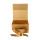 Boîtes-cadeau personnalisées emballées à plat d'or dans l'emballage de Tongle