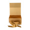 Golden flat packed custom gift boxes in Tongle Packing