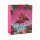 Individuell bedruckte blumige Flamingo-Muster Papiertüten mit 4 Designs in Tongle Verpackung