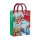 Individuell bedruckte Weihnachtsmann Papier Geschenktüte mit 4 Designs in Tongle Verpackung