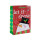 Lovely Offset gedruckt Weihnachtsgeschenk Verpackung Tasche mit 4 Designs in Tongle Verpackung sortiert