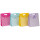 Kundenspezifischer Flauschgeschenk-Süßigkeitspapier-Verpackungsbeutel mit 4 Entwürfen sortiert in der Tongle Verpackung