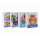 Kundenspezifischer netter Karikatur-Logo-Druck mit Band-Griff-Taschen-Papiertüte mit 4 Entwürfen sortiert in der Tongle Verpackung