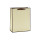 Bolsa de papel plegable minimalista de moda de la manija de la cinta con la etiqueta de papel en el embalaje de la llave