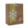 Bolso de Navidad de papel atractivo de la nueva llegada en venta con 2 diseños surtidos en embalaje de la llave
