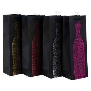 Bolsas de papel selladas al por mayor del vino del embalaje de la botella sola al por mayor en el embalaje de la llave