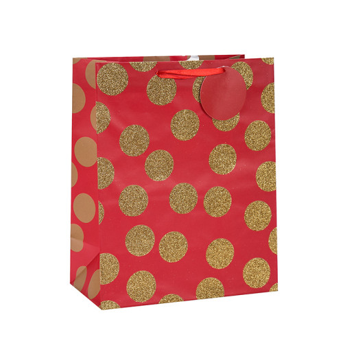 ハンドバッグと高品質の紙袋4種類のデザインと異なるサイズのクリスマスギフト紙袋Tongleパッキングで盛り合わせ