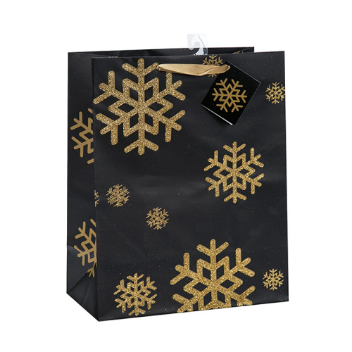 中国の工場紙袋卸売クリスマスペーパーバッグは、3つのデザインと異なるサイズのTongleパッキングで盛り合わせ