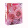 Fleurs de haute qualité Différentes tailles Glitter Ribbon poignée papier cadeau sac avec 4 dessins assortis en Tongle emballage