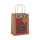 Großhandel Recycling Carry Geschenk Shopping Benutzerdefinierte Größe Papiertüten mit unterschiedlicher Größe mit 3 Designs Assorted in Tongle Verpackung