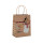 Bolsas de papel al por mayor recicladas al por mayor del regalo de las compras del regalo de Carry con diverso tamaño con 3 diseños clasificados en embalaje de la llave