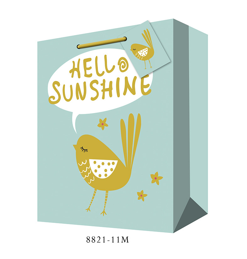 hello sunshine paper shopping bag