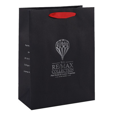 High Quality Black Paper Bag/Kraft Paper Bag/Handbags In Tongle Packing