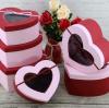 Heart Shape With pvc Window Gift Box